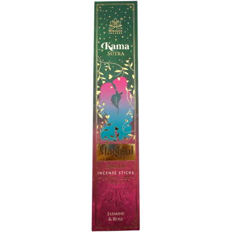 Kamasutra Magical Series Himalaya Wierook - Doosje van 25 g met jasmijn- en rozenmasala wierook