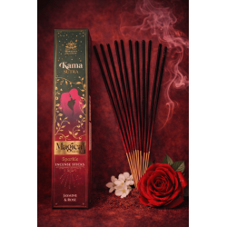 Encens Himalaya de la gamme Kamasutra Magical Series - Boîte de 25 g d'encens masala au jasmin et à la rose