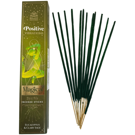 Encens Vibracions Positives Magical Series Himalaya Incense - Caixeta de 25gr. encens massala Eucaliptus i Salvia Clara