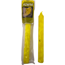 Rituele zwavelkaars 18 cm - Reinigt negatieve gedachten en emoties
