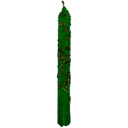Vela ritualizada de mandrágora 18cm - Proteção, limpeza, fertilidade e amor.