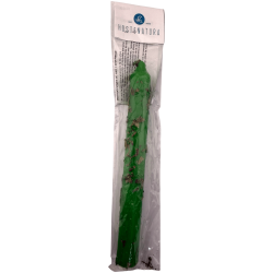 Vela Preparada Ritualizada Mandrágora 18cm - Protección, Limpieza, Fertilidad y Amor.