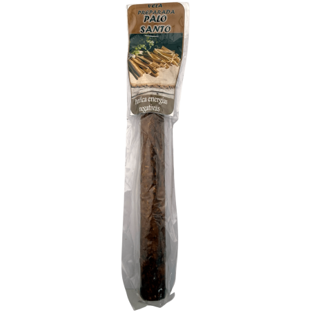 Candela Palo Santo Ritualizzata 18cm - Purifica le energie negative