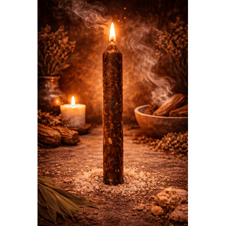 Bougie rituelle de Palo Santo 18 cm - Purifie les énergies négatives