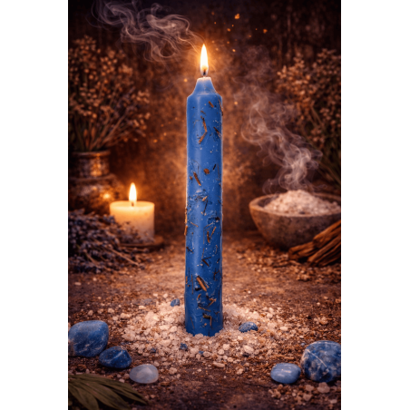 Vela Preparada Ritualizada Limpia Corpo 18cm - Limpieza energética