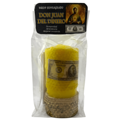 Consecrated Candle Don Juan of Money - Court of Don Juans - 14x6.5cm - Prosperity, Abundance, Economy