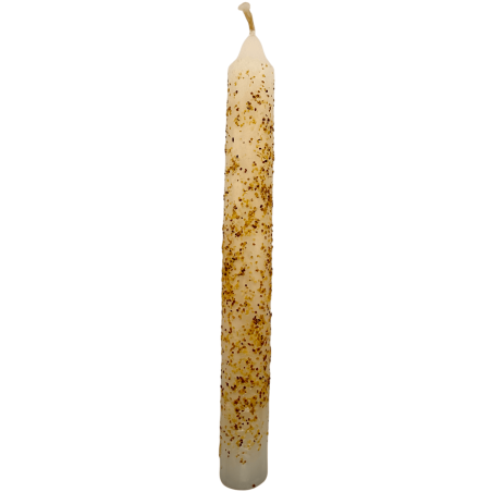 Ritualiserat vitlöksljus 18 cm - Attraherar gott och stöter bort ont, beskyddar.