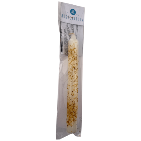 Ritualiserat vitlöksljus 18 cm - Attraherar gott och stöter bort ont, beskyddar.