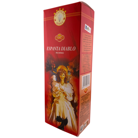 Encens SAC anti-diable - Boîte de 6 paquets hexagonaux de 20 bâtonnets chacun, soit 120 bâtonnets d'encens