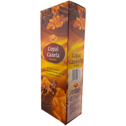 Encens SAC Copal Canela - Caixa de 6 paquets hexagonals de 20 barretes 120 barretes d'encens