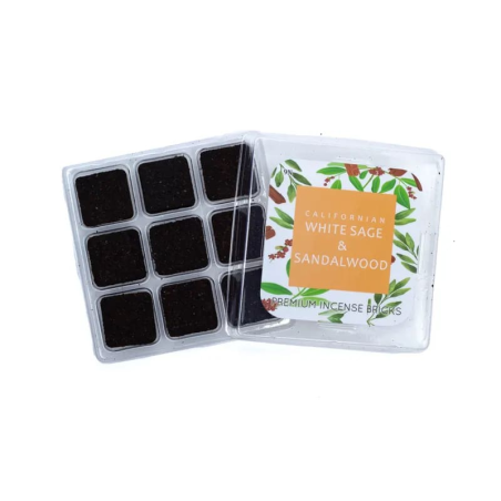 AROMAFUME White Sage and Sandalwood Bricks - 9 bricks - 40gr.