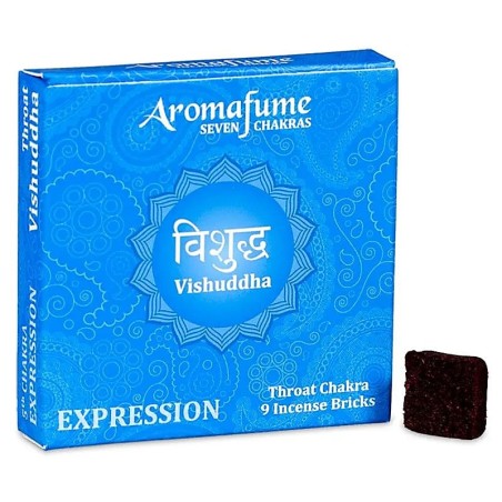 Maons de 5è Chakra Vishuddha Throat Chakra AROMAFUME - 9 maons - 40gr.
