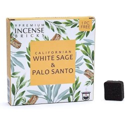 AROMAFUME Blocos de Sálvia Branca e Palo Santo...
