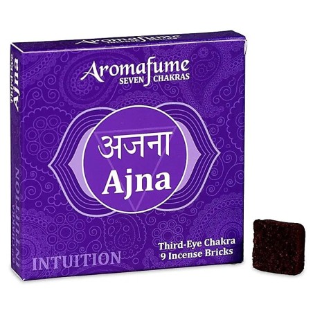 Ajna Chakra del Terzo Occhio 6° Chakra Mattoncini AROMAFUME - 9 mattoncini - 40gr.