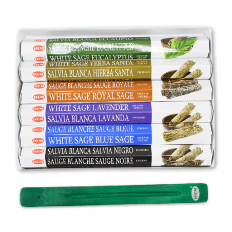 Assortiment de rituels de purification HEM - Comprend 6 boîtes d'encens