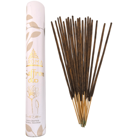 Arabischer Weihrauch Safran Oud Private Edition Duftstoffe - 40 g Masala-Räucherstäbchen