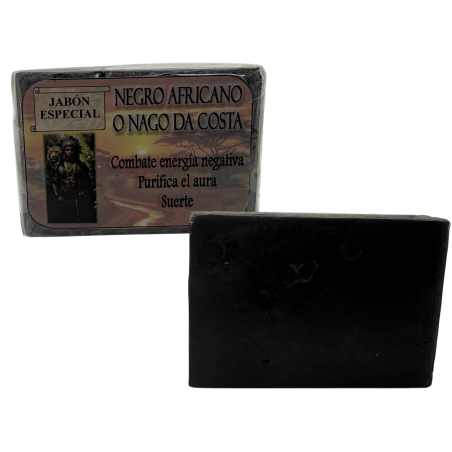 Săpun Ezoteric Negru African O Nago Da Costa 120gr. - Combate energia negativă, purifică aura și aduce noroc