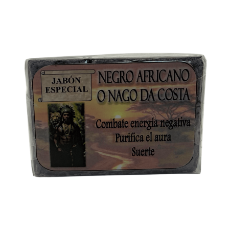Săpun Ezoteric Negru African O Nago Da Costa 120gr. - Combate energia negativă, purifică aura și aduce noroc