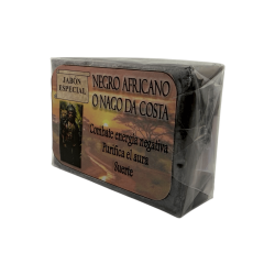 African Black Esoteric Soap O Nago Da Costa 120gr. - Combats negative energy, purifies the aura and brings good luck