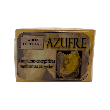 Savon au soufre ésotérique 120 g - Purifie des énergies négatives et des environnements pesants