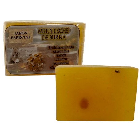 Esoteric Soap Honey and Donkey Milk 120gr. - Sweetening, Attraction, Love, Money..