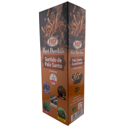 Incenso Hari Darshan Palo Santo Sortido - Caixa com 6 caixas de incenso hexagonais