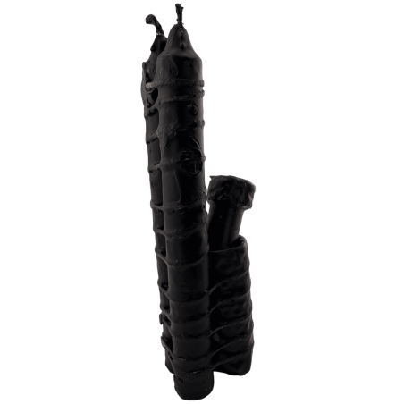 Kraftvolle Trennkerze 20 x 3 cm – inklusive Pulver und Ritual – zum Trennen oder Auflösen