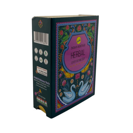 Savon de bain SREE VANI aux herbes indiennes et à la rue - Pain de 75 g