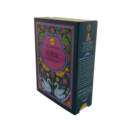 SREE VANI Indische Kräuterseife mit Raute – 75 g Stück