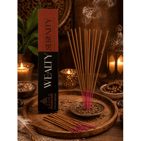Masala-Räucherstäbchen AROMA Wohlstand und Gelassenheit“ – 15-g-Packung