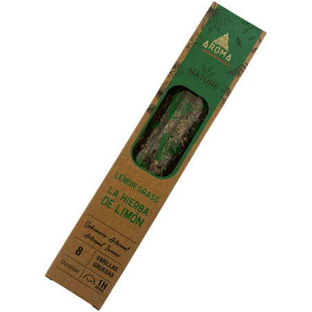 Encens Orgànic Herba de Llimona AROMA Nature Lemon Grass - Capseta de 20gr.