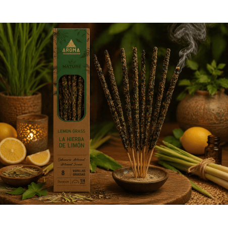 Encens Citronnelle Bio AROMA Nature Citronnelle - Boîte de 20gr.