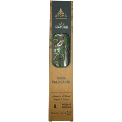 Pack 3x Incienso Orgánico Yagra Palo Santo AROMA Nature - 8 varillas 1h duración