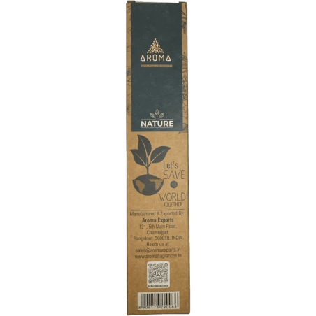 Pack 3x Incienso Orgánico Yagra Palo Santo AROMA Nature - 8 varillas 1h duración