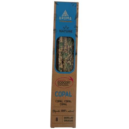 3-pack ekologisk Copal rökelse AROMA Nature - 8 pinnar, 1 timmes varaktighet