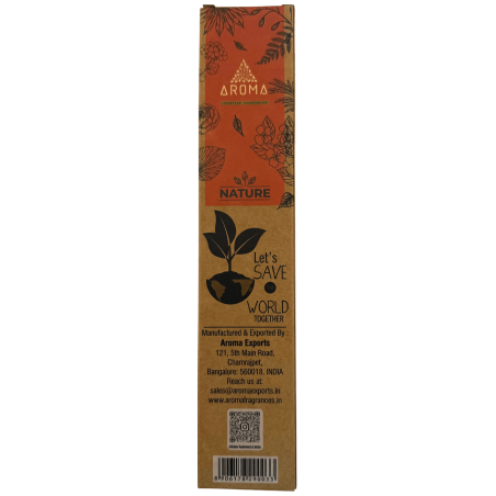 Caixa de Olíbano Orgânico AROMA Nature - 12 caixas com 8 varetas grossas cada