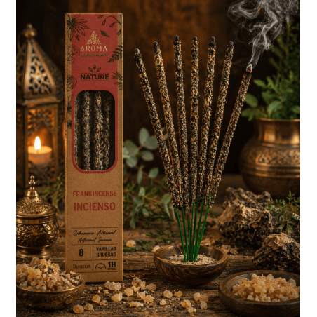 3-pack ekologisk rökelse AROMA Naturlig rökelse - 8 pinnar, 1 timmes varaktighet