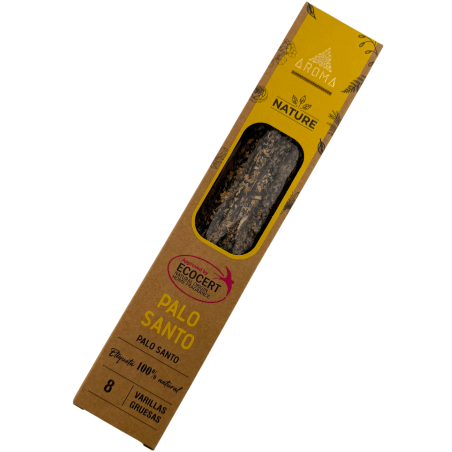 Incienso Orgánico Palo Santo AROMA Nature - Cajita de 20gr.