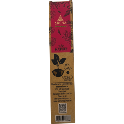 AROMA Nature Organic Rosemary Incense Box - 12 pudełek po 8 grubych patyczków