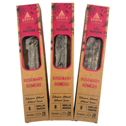 Pack 3x Encens Orgànic Romero AROMA Nature - 8 varetes 1h durada