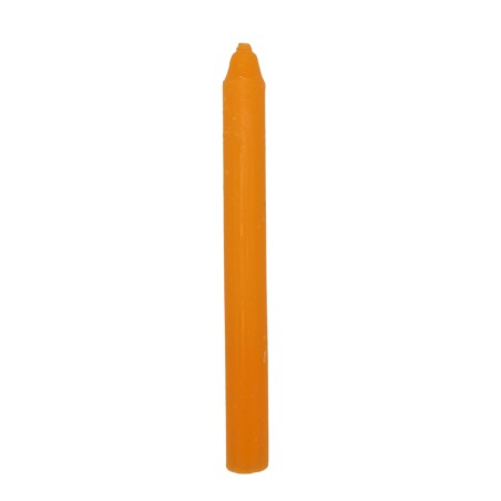 Conjunto de 10 velas naranjas - Buena energía - Velas mágicas hechizadas  - 3