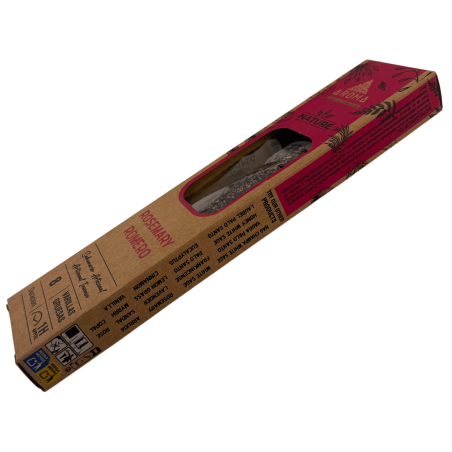 AROMA Nature Organic Rosemary Incense Pack (3 sticks) - 8 sticks, 1 hour duration