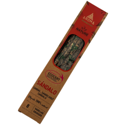 Tămâie organică cu lemn de santal AROMA Nature Sandal - cutie de 20g