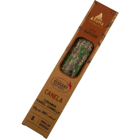 Organic Cinnamon Incense AROMA Nature Cinnamon - 20g Box