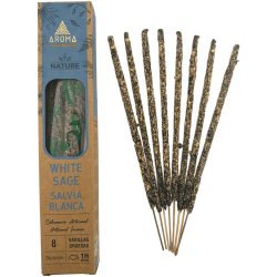 Incenso di salvia bianca biologica AROMA Nature White Sage - Confezione da 20 g