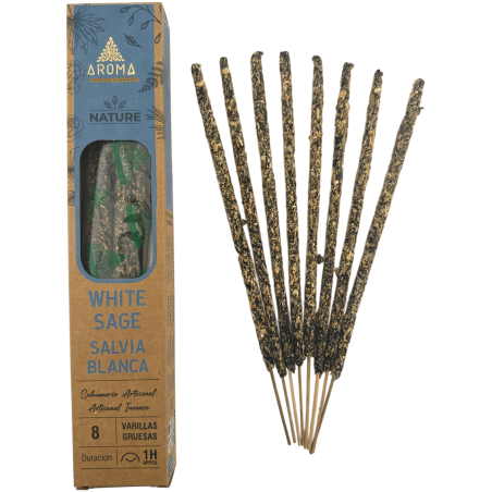 Encens de sauge blanche bio AROMA Nature - Boîte de 20 g