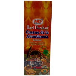 Hari Darshan Hoorn des Overvloeds Wierook - Doos met 6 zeshoekige wierookdoosjes
