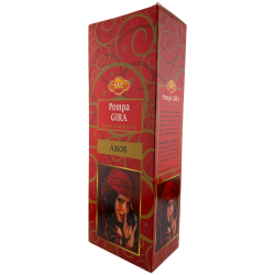 Encens SAC Pompa Gira - Boîte de 6 paquets hexagonaux de 20 bâtonnets chacun, soit 120 bâtonnets d'encens