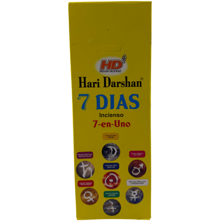 Hari Darshan 7 Day Incense - Box of 6 hexagonal incense boxes