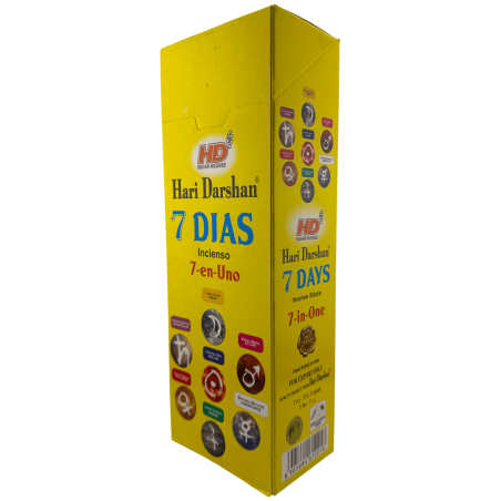 Hari Darshan 7 Day Incense - Ask med 6 sexkantiga rökelseaskar